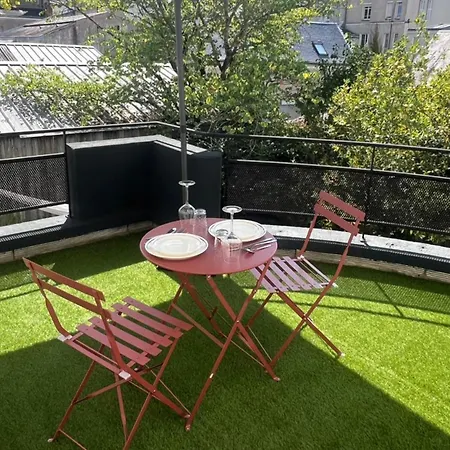 アパート Hyper Centre Renove Terrasse & Parking