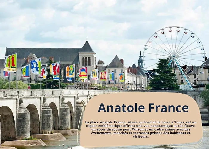 アパート Hyper Centre Renove Terrasse & Parking トゥール